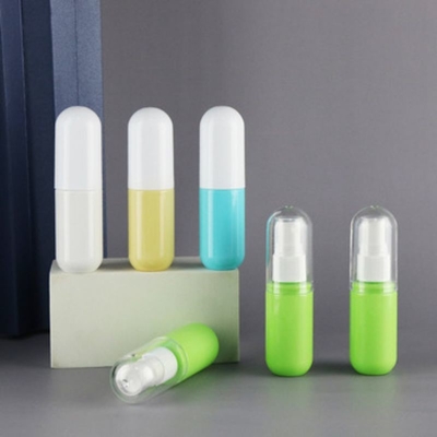 특수 타원형 디자인 30ml 플라스틱 PP 병 화장품 포장 용액 제품