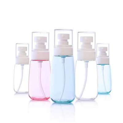 샴푸 피부 관리 사용자 정의를 위해 사용되는 60ml PET 톱 모양 플라스틱 병