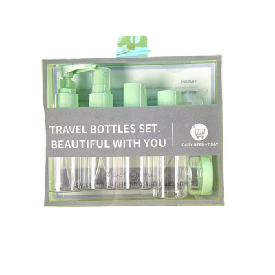 편리하게 운반 8 조각 50ml 여행 병은 플라스틱 몸소 재료로 세트