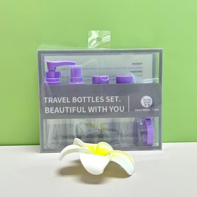 편리하게 운반 8 조각 50ml 여행 병은 플라스틱 몸소 재료로 세트