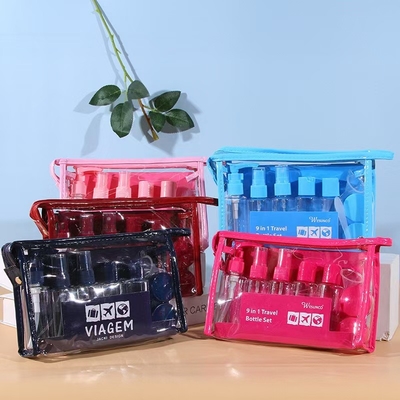 지원 사용자 정의 60ml 개인 관리 여행 병 세트 제조