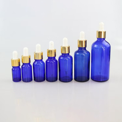 30ml 50ml 100ml 유리 에센셜 오일 병 - 매트 블루