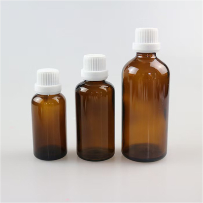 도매 10ml 30ml 50ml 100ml 나사 유리 앰버 YB 병