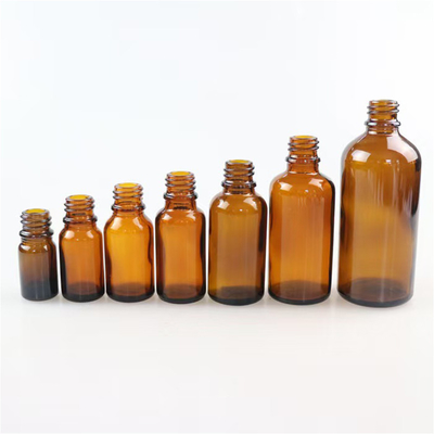 도매 10ml 30ml 50ml 100ml 나사 유리 앰버 YB 병