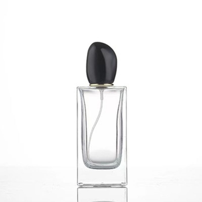 Hotsale 50ML &amp; 100ML 유리 스프레이어 병을 향수 텅 빈 사각형 향수 용기