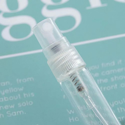 2ML 3ML 5ML &amp; 10ML 비어있는 유리 향수 스프레이 플라스틱 스프레이와 샘플 컨테이너