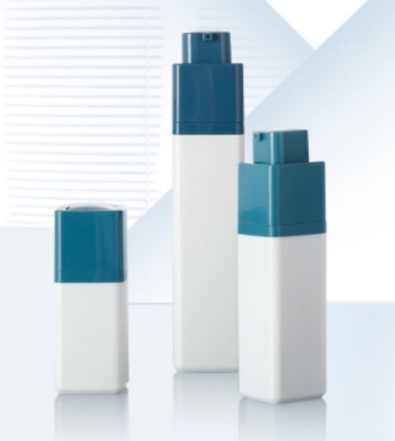 특수 머리로 정사각형 모양의 30ml 공기 없는 펌프 병