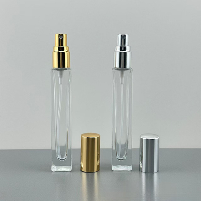10ML 유리 향수 병 스프레이어 펌프와 오버 캡으로 사용자 정의