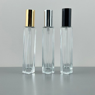 10ML 유리 향수 병 스프레이어 펌프와 오버 캡으로 사용자 정의