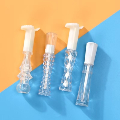 2.4ml 빈 얇은 입술 광택 튜브 불규칙성 화장품 용기용 플라스틱