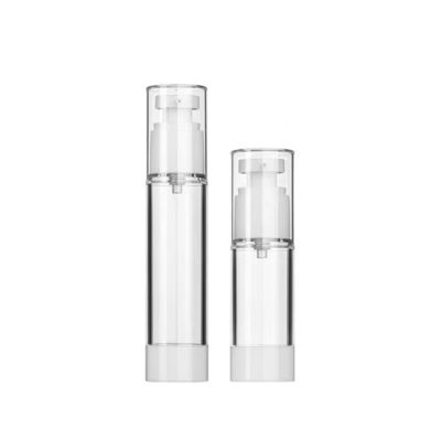 피부 관리 및 화장품용 15ml 30ml 50ml 누출 방지 제어 분비 공기 없는 펌프 병