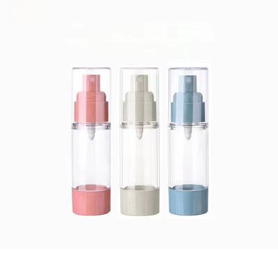 피부 관리 및 화장품용 15ml 30ml 50ml 누출 방지 제어 분비 공기 없는 펌프 병