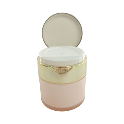 플립 톱 캡이 있는 50g 아크릴 공기 없는 항아리