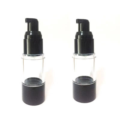 피부 관리 및 화장품용 15ml 30ml 50ml 누출 방지 제어 분비 공기 없는 펌프 병