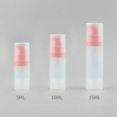 5ml 10ml 15ml 플라스틱 PP 무공기 병 화장품 로션용