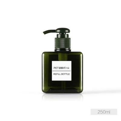 화장품용 펌프 헤드와 함께 주거 사각형 PETG 로션 병 - 10000pcs MOQ