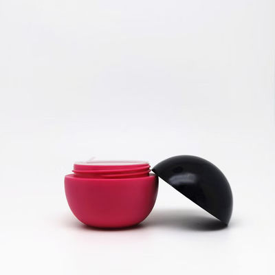 피부 관리에 사용하기 쉽도록 인체공학적 디자인을 적용한 구형 25g 플라스틱 크림 용기