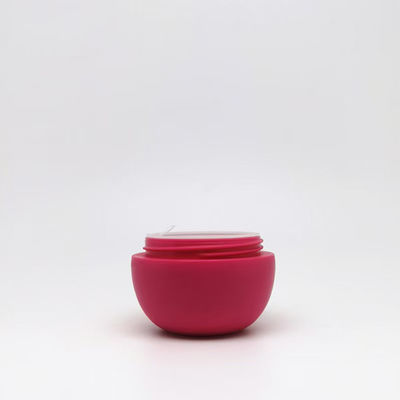 피부 관리에 사용하기 쉽도록 인체공학적 디자인을 적용한 구형 25g 플라스틱 크림 용기