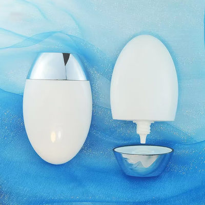 맞춤형 50g 타원형 자외선 차단제 크림 병 50ml PP 화장품 포장