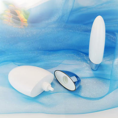 맞춤형 50g 타원형 자외선 차단제 크림 병 50ml PP 화장품 포장