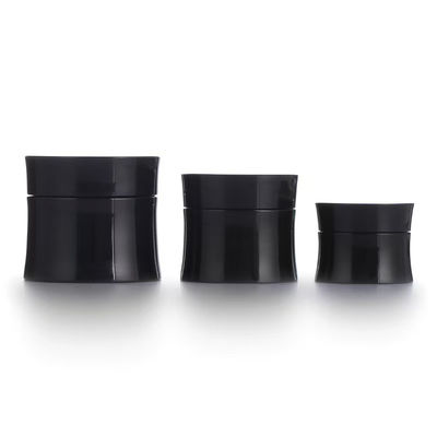 Unique Design UV Coating Plastic Cream Jar with Screw Lid for Personal Skin Care Packaging