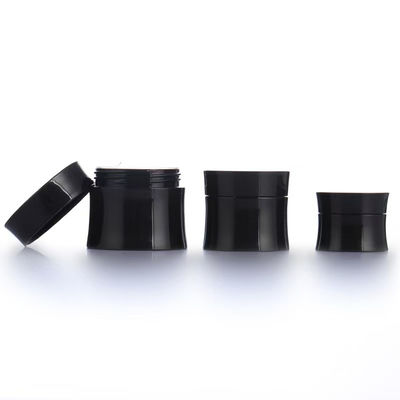 Unique Design UV Coating Plastic Cream Jar with Screw Lid for Personal Skin Care Packaging