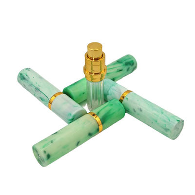 우아한 대리석 패턴 표면 ABS 5ml 향수병, 스프레이 바닥 충전 방식, 매우 인기 있는 판매, 맞춤 제작 지원