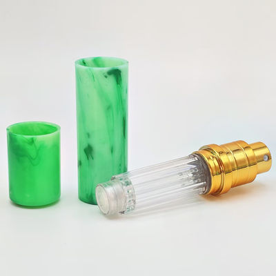 우아한 대리석 패턴 표면 ABS 5ml 향수병, 스프레이 바닥 충전 방식, 매우 인기 있는 판매, 맞춤 제작 지원