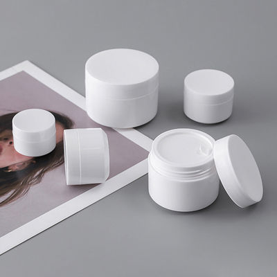 5g 10g 15g 30g 50g 이중 벽 PP 플라스틱 재충전 개인 관리 화장품 크림 병 실크 스크린 인쇄