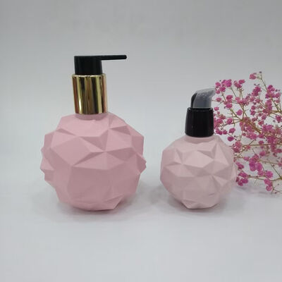 120/300ML 다이아몬드 컷 화장품 분무기 병 (식품 등급 플라스틱 스킨케어 로션 용기)