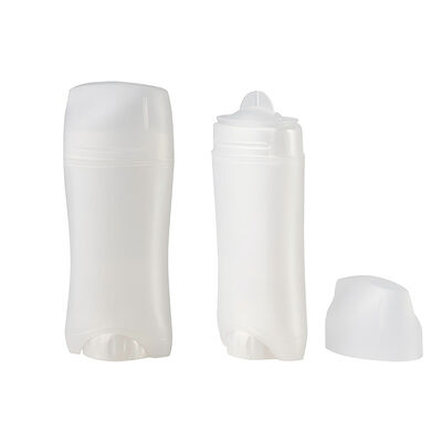 도매 45g 75g 식품 등급 PP 트위스트 업 디자인 빈 데오도란트 스틱 튜브 용기