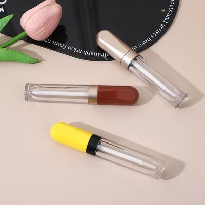 립 케어 제품용 맞춤형 색상 및 누수 방지 디자인의 4.5ml 플라스틱 립글로스 튜브