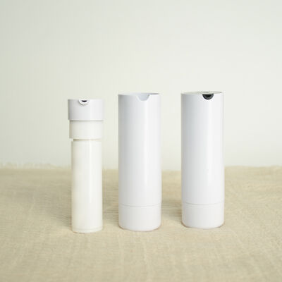 30ml 50ml 트위스트 플라스틱 공기 없는 펌프 병과 진공 로션 펌프 ABS + PP 및 사용자 정의 색상
