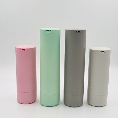 30ml 50ml 트위스트 플라스틱 공기 없는 펌프 병과 진공 로션 펌프 ABS + PP 및 사용자 정의 색상