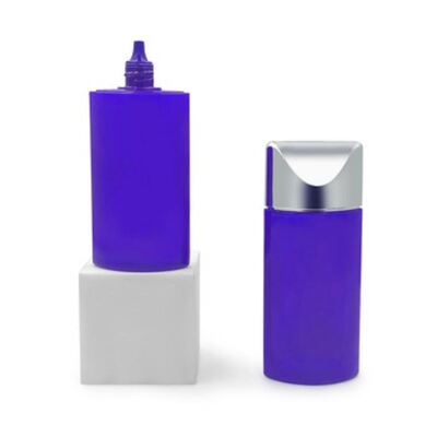 50ml 은 모자 타원형 선스크린 로션 병 - 피부 관리 및 BB 크림을위한 화장품 플라스틱 용기