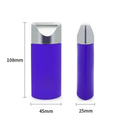 50ml 은 모자 타원형 선스크린 로션 병 - 피부 관리 및 BB 크림을위한 화장품 플라스틱 용기