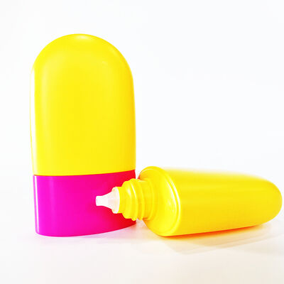 50ml 스크루 캡 자외선 차단기 병, 누출 방지 디자인 및 화장품 사용을위한 사용자 정의 가능한 옵션