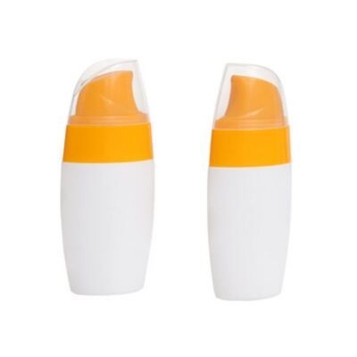 여행 및 화장품 사용을위한 사용자 지정 색상 50ml 누출 방지 자외선 차단기 병