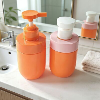 200ml 크리스탈 맑은 찢어지기 저항성 가벼운 화장품 PET 병 피부 관리 포장용 로션 펌프