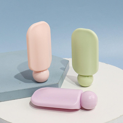 도매 귀여운 사각형 얼굴 손 크림 병 40ml PET 펌프 자외선 차단제 로션 피부 관리 화장품 사용자 지정 로고와 함께 포장