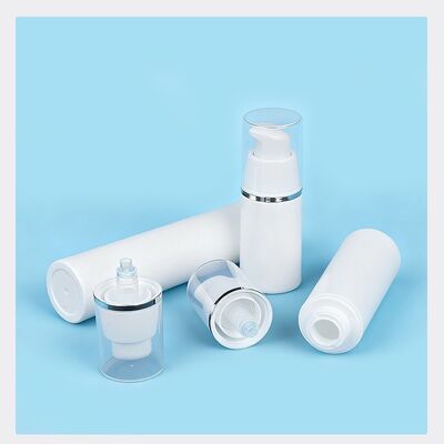 소매 15ml 30ml 50ml 공기 없는 펌프 병 피부 관리를 위해 식품 등급 PP의 OEM ODM 사용자 정의