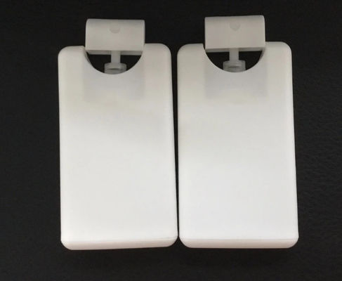 화이트 색상 향수 펌프 스프레이 20ml 플라스틱 재질 신용카드 스프레이 병