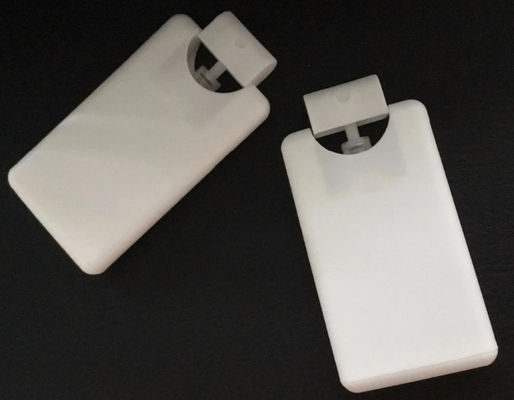 화이트 색상 향수 펌프 스프레이 20ml 플라스틱 재질 신용카드 스프레이 병