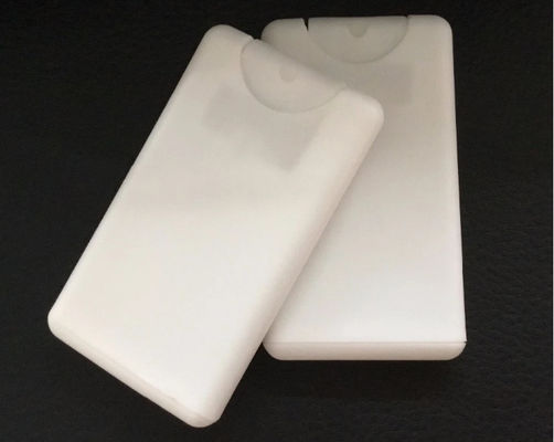 화이트 색상 향수 펌프 스프레이 20ml 플라스틱 재질 신용카드 스프레이 병