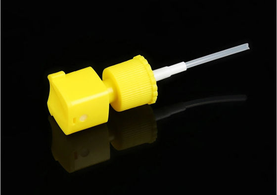 노란색 20ml 향수 펌프 스프레이, 플라스틱 껍질과 함께 미니 플라스틱 스프레이 병