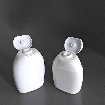 플립 톱 캡 디자인 40ml 60ml HDPE 화장품 병 샴푸 및 피부 관리를 위해 사용자 정의 가능한 모양