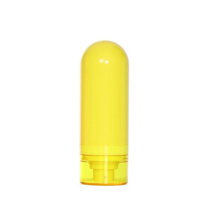 도매 15ML 30ML 50ML 플라스틱 공기 없는 로션 병 진공 펌프와 함께 위아래 병