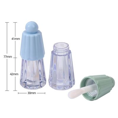 주식 4.5ml 환경 친화적 인 플라스틱 우산형 입술 화려 튜브 스틱