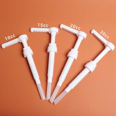 28mm 식품 등급 플라스틱 펌프 분배기 누출 방지 시럽 소스 분배 펌프 750ml 1L 병