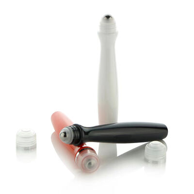 사용자 지정 색상 10ml 15ml 가시화 된 허리 곡선 가공 방지 롤 온 병 피부 관리 에센셜 오일 냉각 액체
